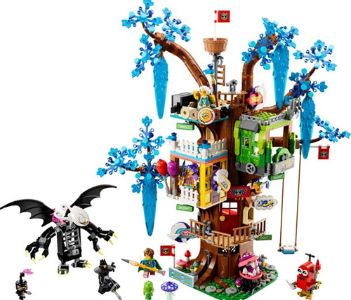 LEGO DREAMZzz Stable of Dream Creatures 71459 Fantasy Animal Toy for Kids,  2 Building Options to Create Mythical Flying Pegasus or Forest Guardian