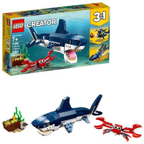 LEGO Creator 3 in 1 Beach Camper Van Building Kit, Transforms from a  Campervan to Ice Cream Shop to Beach House, Great Gift for Surfer Boys and  Girls