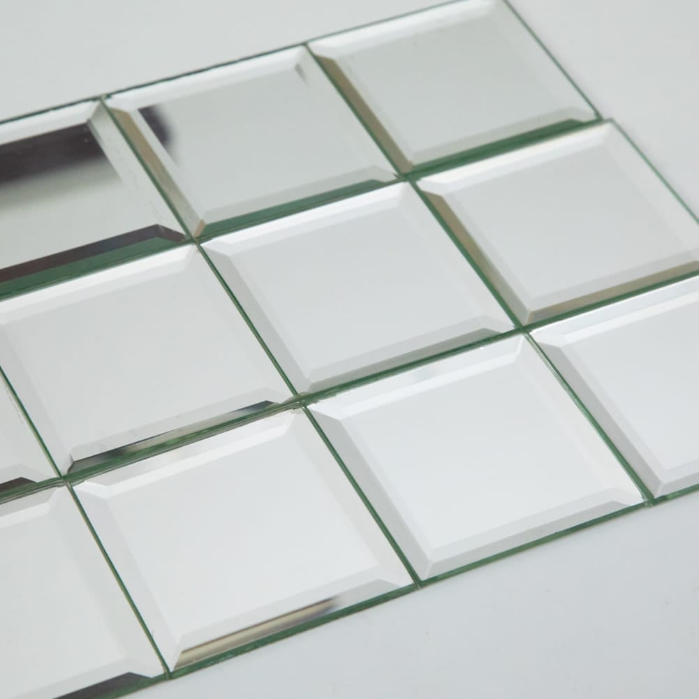 square glass mirror tiles