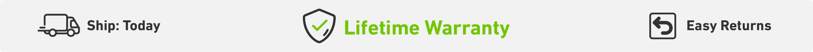 Lifetime Warranty