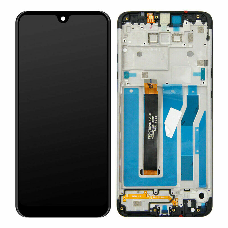 LG K51 LCD Screen Assembly Replacement With Frame (Black)