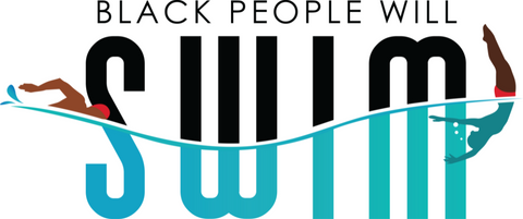 Black People Will Swim Logo