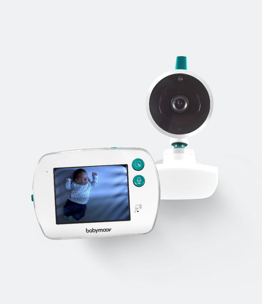 YOO-Twist Babyphone Caméra ultra puissant & rotatif 360°