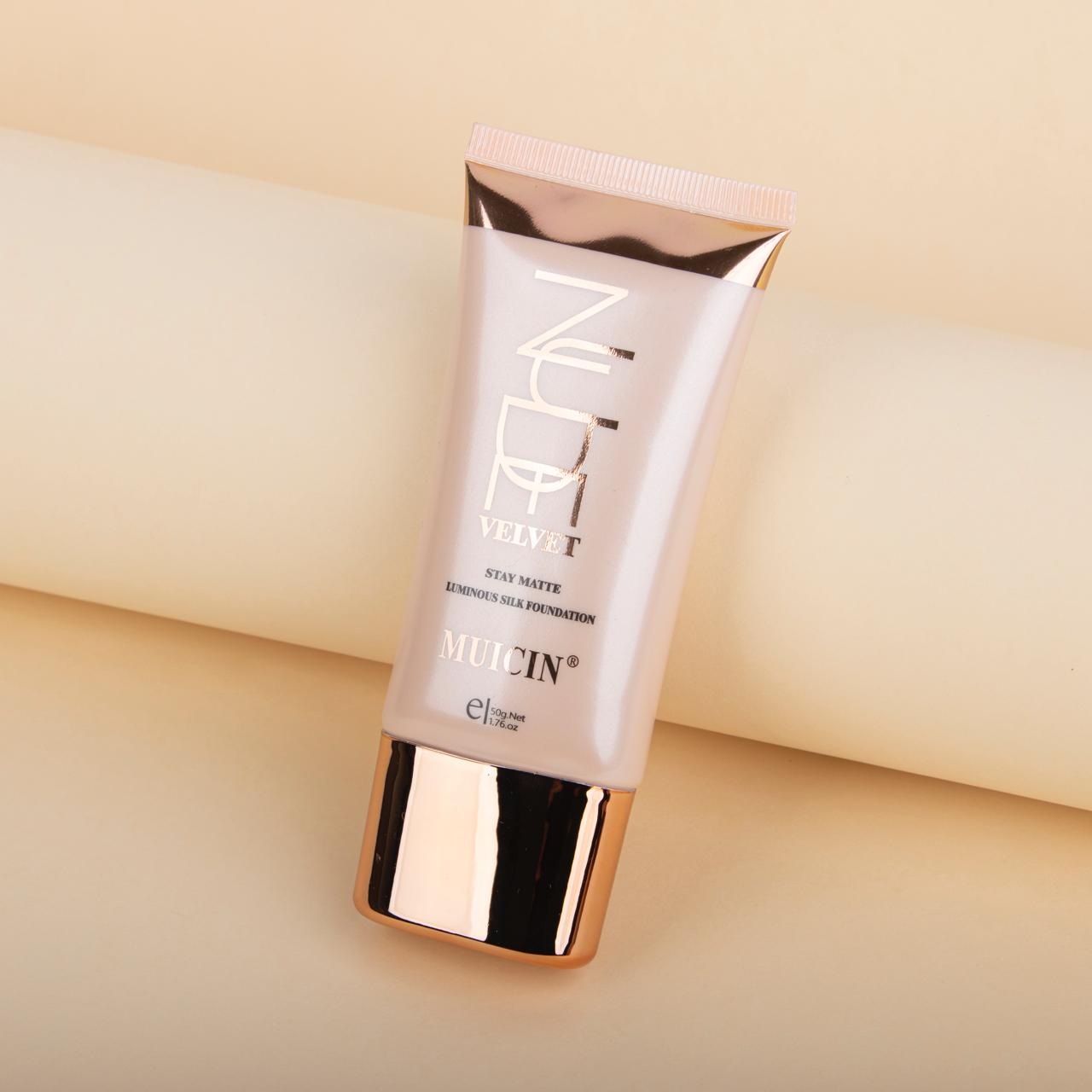 MUICIN - LUMINOUS NUDE VELVET FULL COVERAGE FOUNDATION TUBE-50 G - Muicin product image