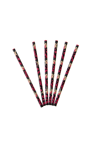 Betty Boop Stepping out Pencil set of 6 2