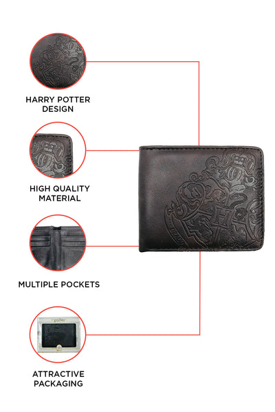 Harry Potter Hogwarts Embossed Crest Wallet 1