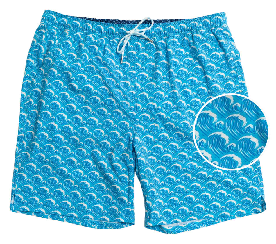 Big Time Breakers: Swim Trunks - Light Blue – Skiff Dogs