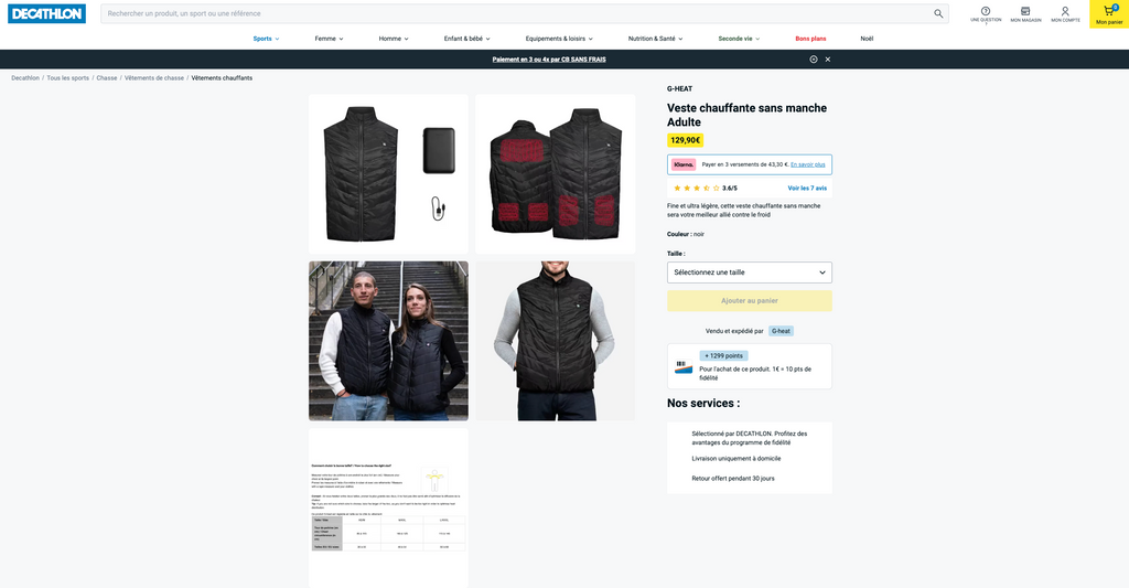 Vêtements chauffants I Chasse I DECATHLON