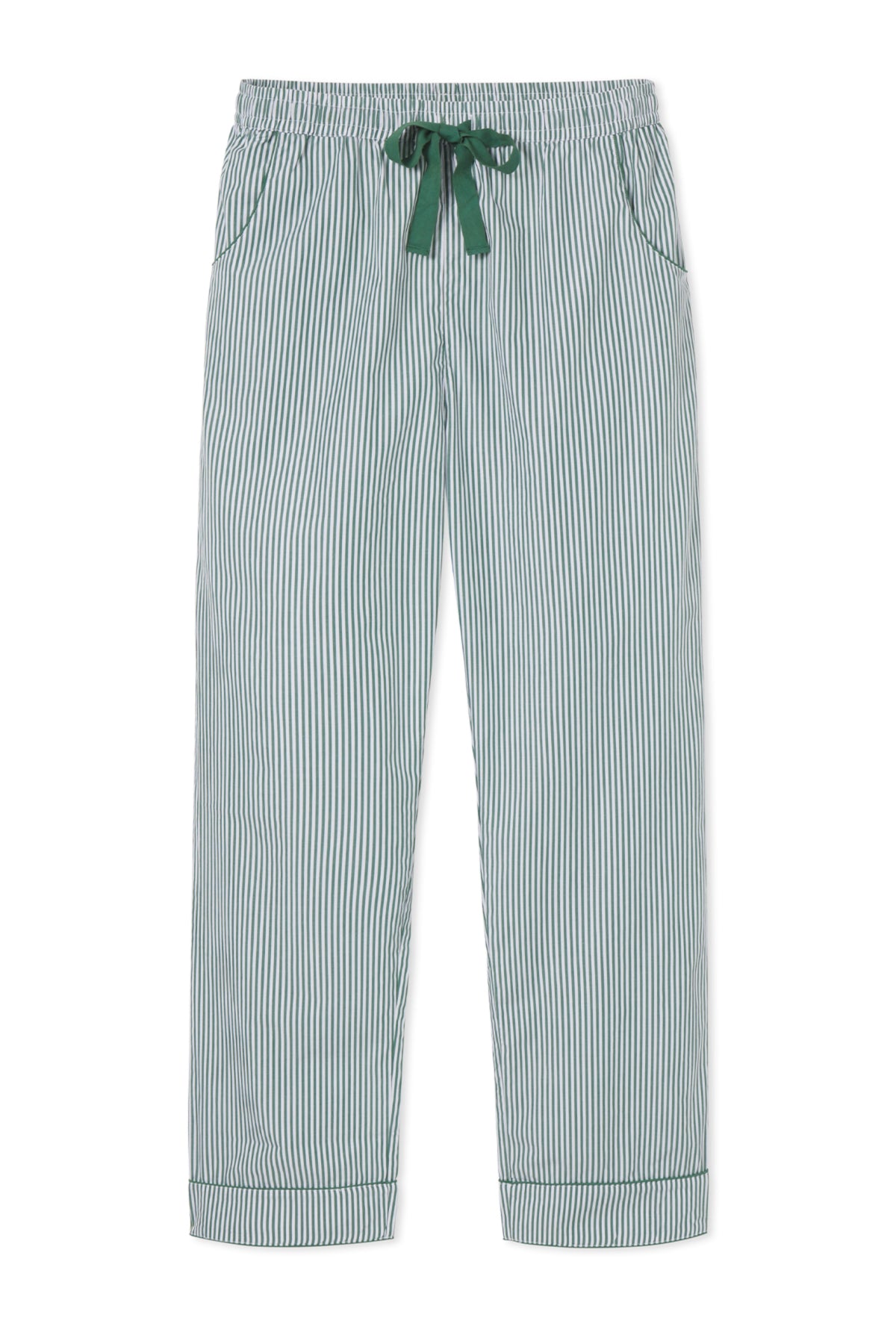 Men's Poplin Pajama Pants in Evergreen