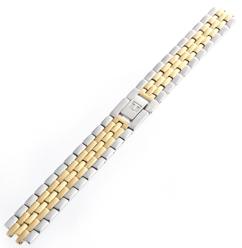 Women's Tissot 14mm Two Tone Stainless Steel Watch Band Strap