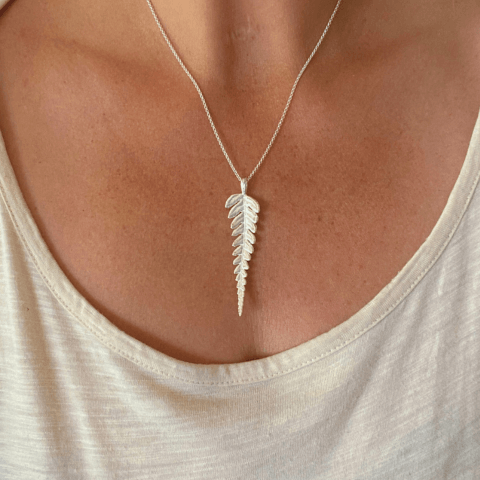 Evermore Ginkgo Leaf Necklace – Morning Moon Nature Jewelry