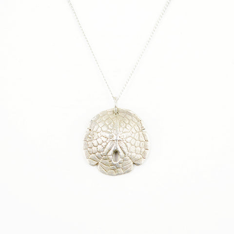 Sterling Silver Sand Dollar Necklace 