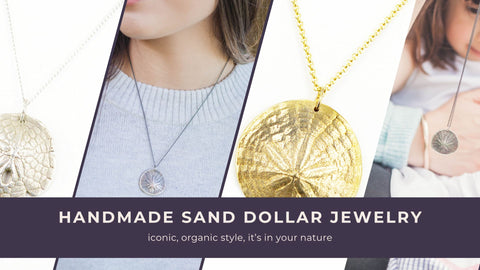 handmade sand dollar jewelry iconic organic style its in your nature