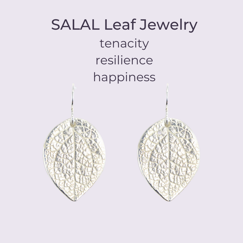 salal leaf jewelry