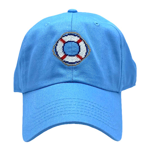 anchor on sky blue hat – Newport Needlepoint