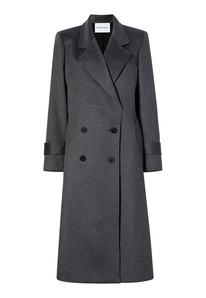 Relaxed Single-Breasted Coat - Luxury Grey