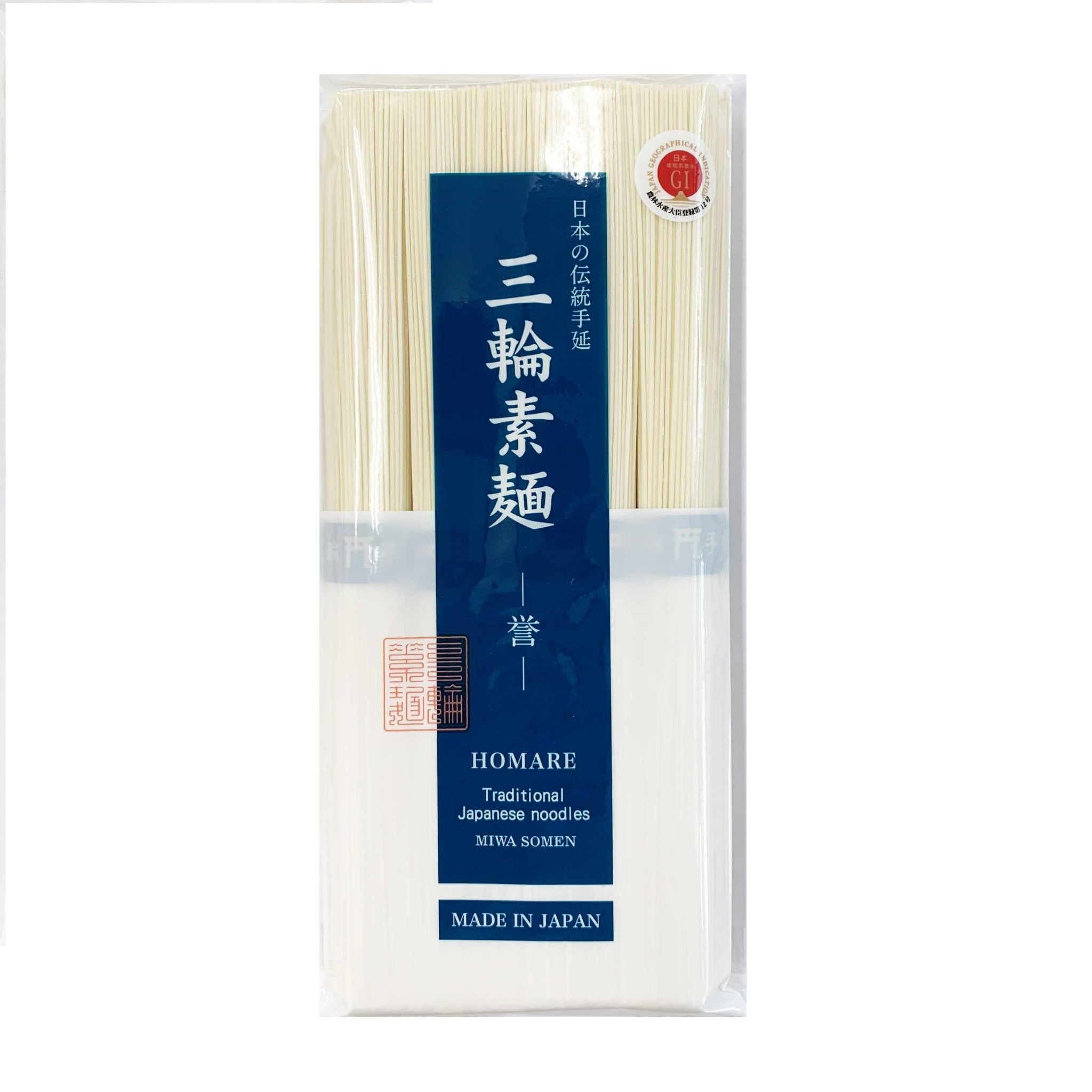 Somen noodles "Regular" - 三輪素麺 誉 - 250g