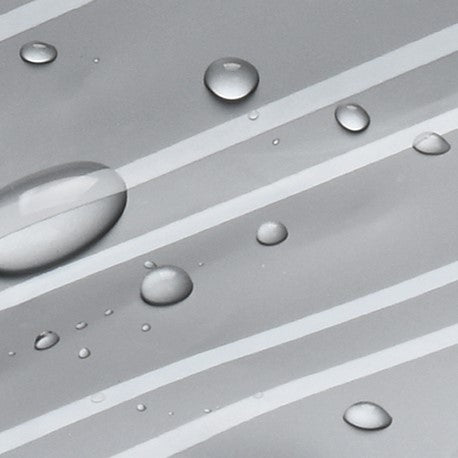 Waterproof fabric with water droplets on it