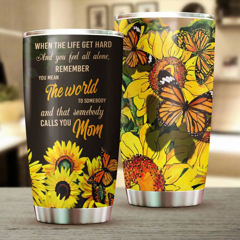 Mamasaurus #girlmom Tumbler – Radiant Sunflower Co.