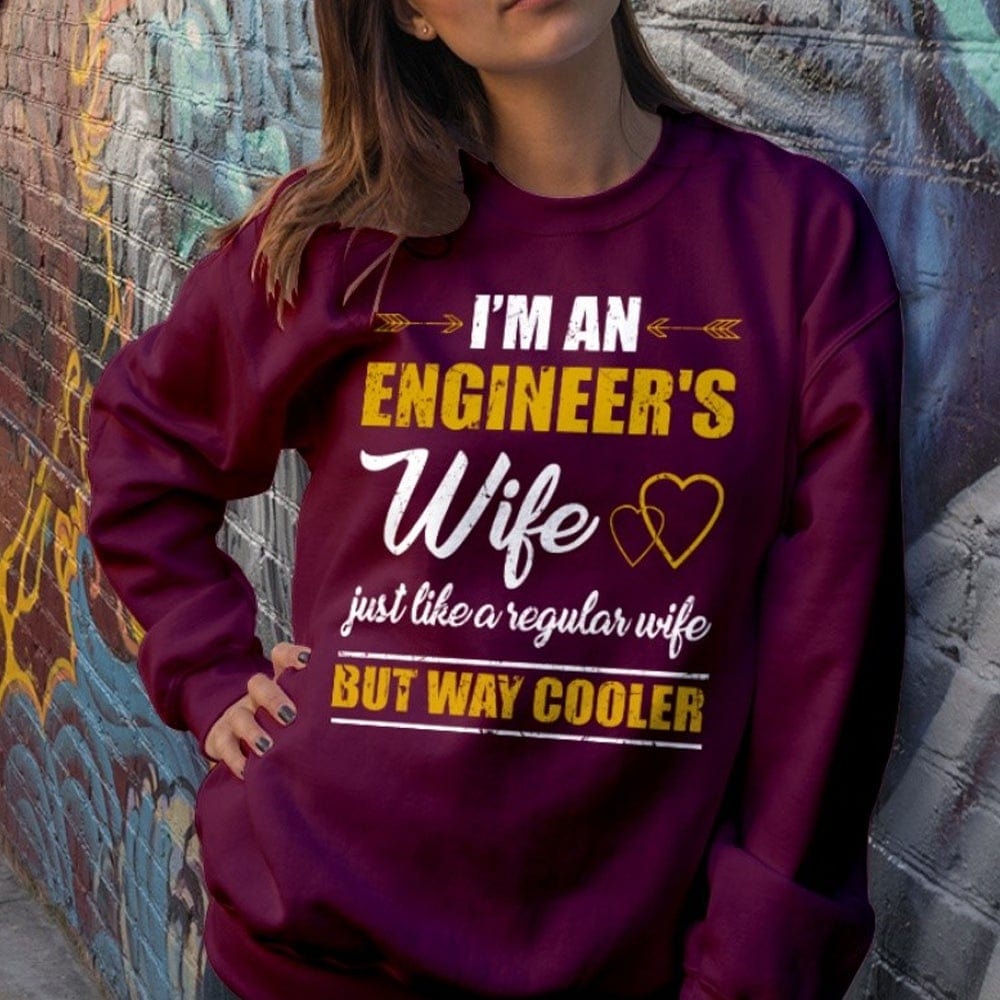 Engineer T Shirts, I'm An Engineer's Wife Shirts - Hope Fight