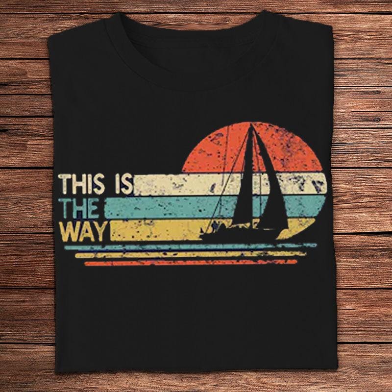 Sailing T Shirts, Sail Boat Personalized Sailing Shirts, Gift For Christmas  - Hope Fight