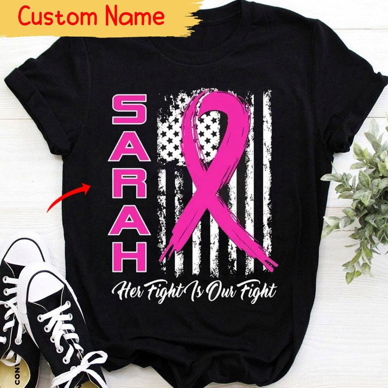 Breast Cancer Awareness Hibiscus Polynesian No One Fights Alone Hawaiian  Shirt