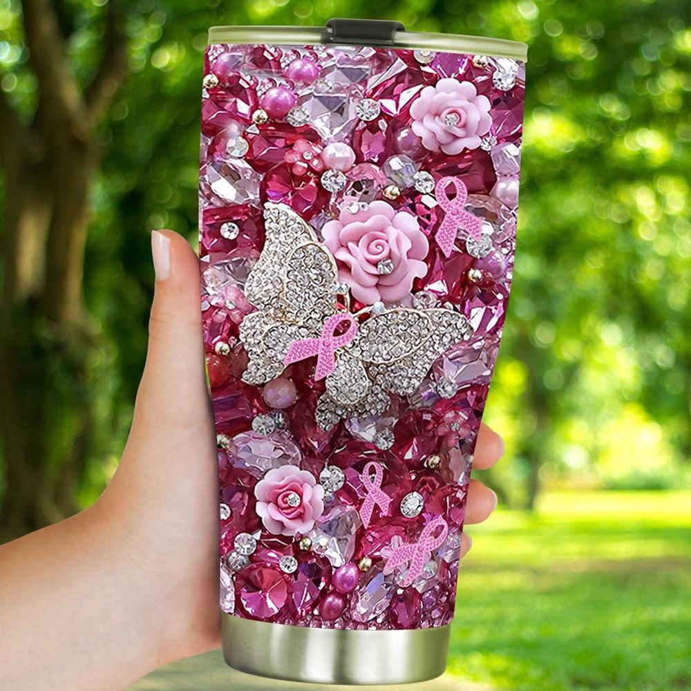 Pink Ribbon 40oz Tumbler – NBCF Shop