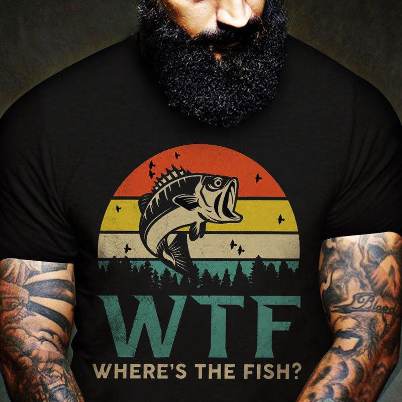 Funny Fishing Shirts for Men Swallow Baby Don't Spit