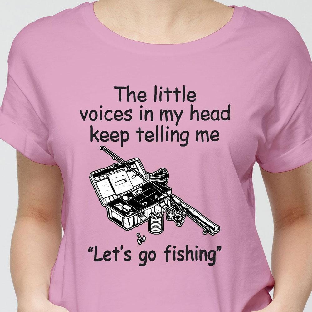 Funny Fishing Shirts, Shhh Yep I Hear The Fish Calling Me, Fishing T  Shirts, Fisherman Shirt - Hope Fight