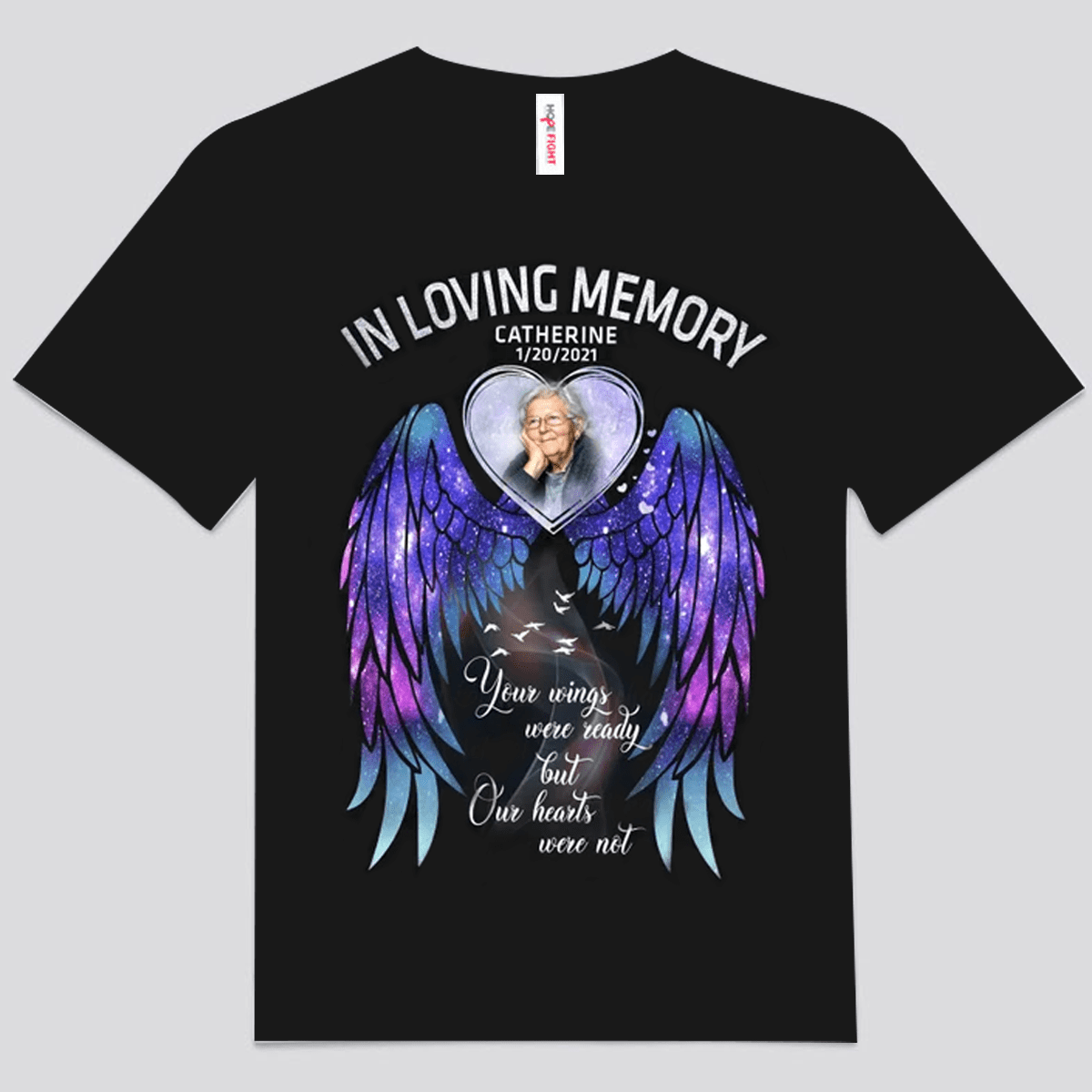 Personalized Memorial Shirt in Loving Memory A Piece of My Heart Lives in  Heaven T-Shirt : : Everything Else