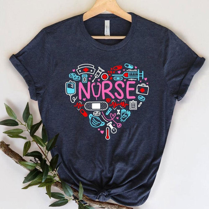 Nurse Life Shirt, Battery Life Of A Nurse, Funny Nurse Shirts - Hope Fight