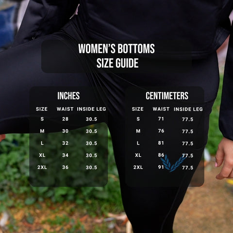 Leggings - Size Guide