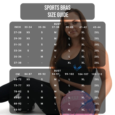 Sports Bras - Size Guide