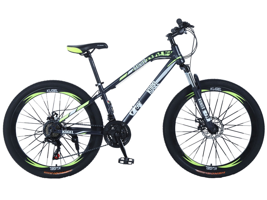 26 inch black mountain bike