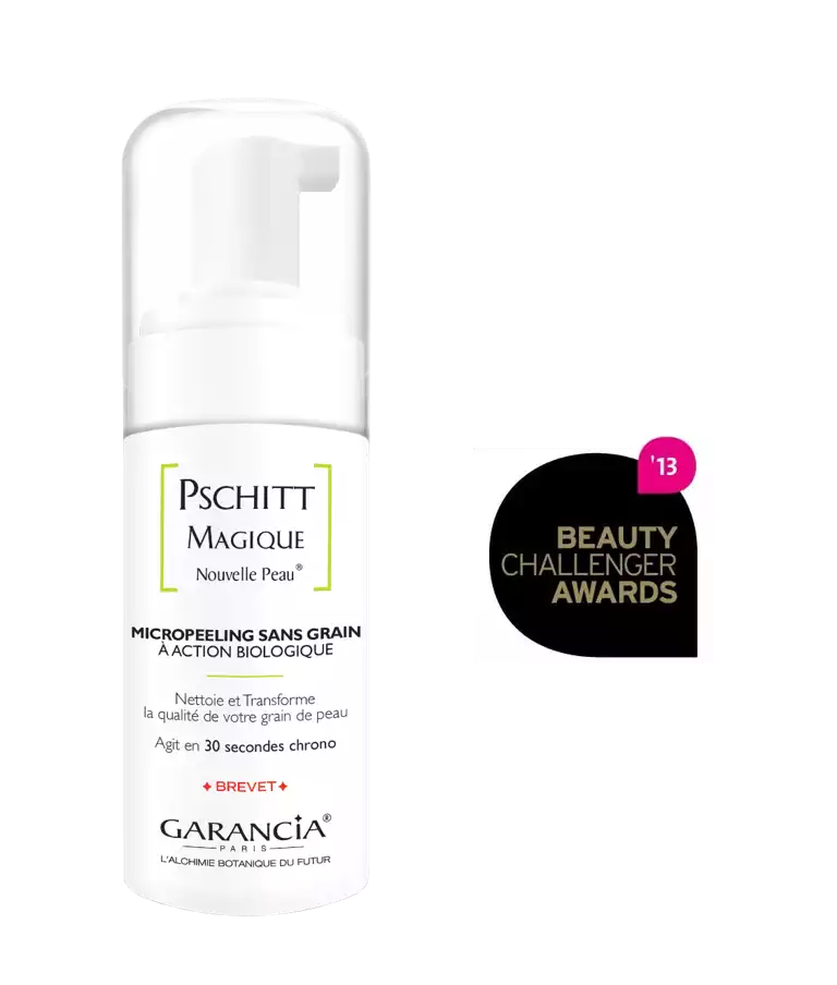 Laboratoire Garancia Exfoliant PSCHITT MAGIQUE NOUVELLE PEAU récompensé par Beauty Challenger Awards