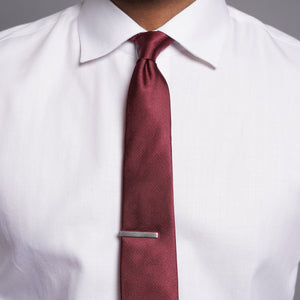 Grosgrain Solid Burgundy Tie alternated image 3