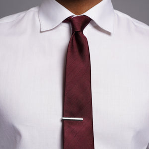 Herringbone Vow Wine Tie alternated image 3