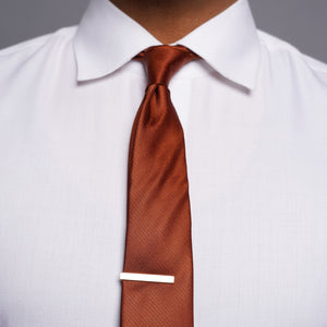 Grosgrain Solid Copper Tie alternated image 3