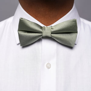 Grosgrain Solid Sage Green Bow Tie alternated image 1