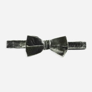 Formal Velvet Olive Green Bow Tie