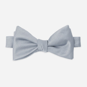 Herringbone Vow Dusty Blue Bow Tie featured image