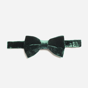 Formal Velvet Hunter Green Bow Tie featured image