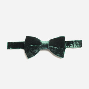 Formal Velvet Hunter Green Bow Tie