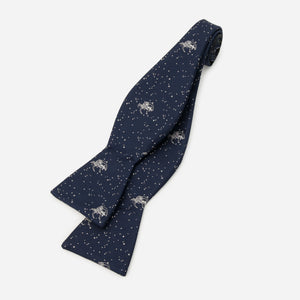 Tie Bar x Miller High Life Girl In The Moon Midnight Navy Bow Tie alternated image 1