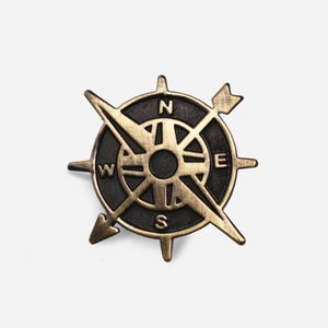 Compass Gold Lapel Pin featured image