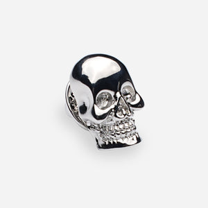 Skull Silver Lapel Pin featured image