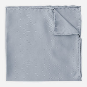 Solid Twill Dusty Blue Pocket Square featured image