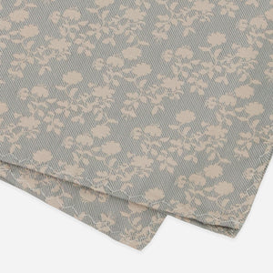 Entwined Floral Pale Aqua Pocket Square alternated image 2