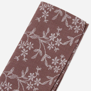 Mesh Floral Rust Pocket Square alternated image 1