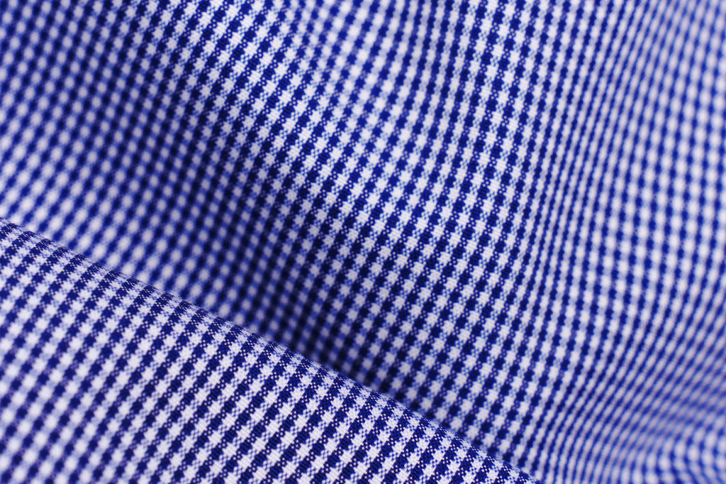 Gingham pattern close up